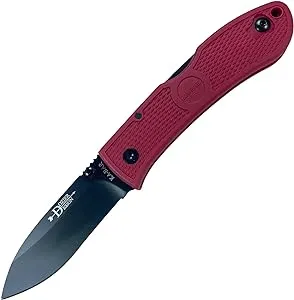 KA-BAR, Folding Hunter Red, Overall Length: 7.25"