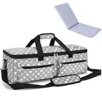 Luxja Carrying Bag Compatible with Cricut Explore Air and Maker, Tote Bag Compatible with Cricut Explore Air, Silhouette Cameo 4 and Supplies (Bag