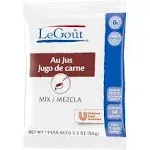 Legout Instant Au Jus Sauce Mix, 3.3 oz - Case of 16