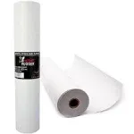 White + Natural Freezer Paper Roll (18 Inch x 175 Feet) - Poly Coated Moisture Resistant Wrap with Matte Side for Freezing Meats, Protects Against Freezer Burn - Bundle