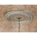 AFD Petite Round Champagne Ceiling Medallion 24 inch Diameter