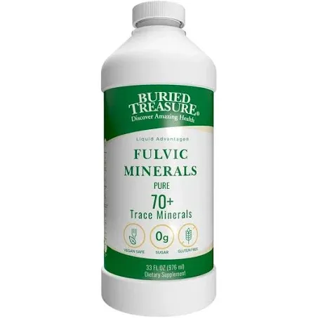 Buried Treasure, Liquid Advantage, Fulvic Minerals, 33 fl oz (976 ml)