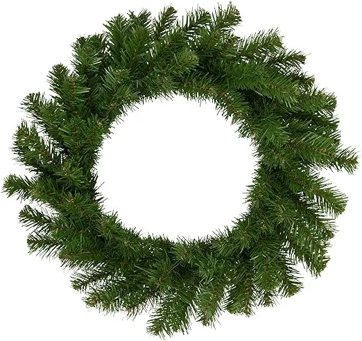 Northlight Deluxe Dorchester Pine Artificial Christmas Wreath Unlit, 18", Green