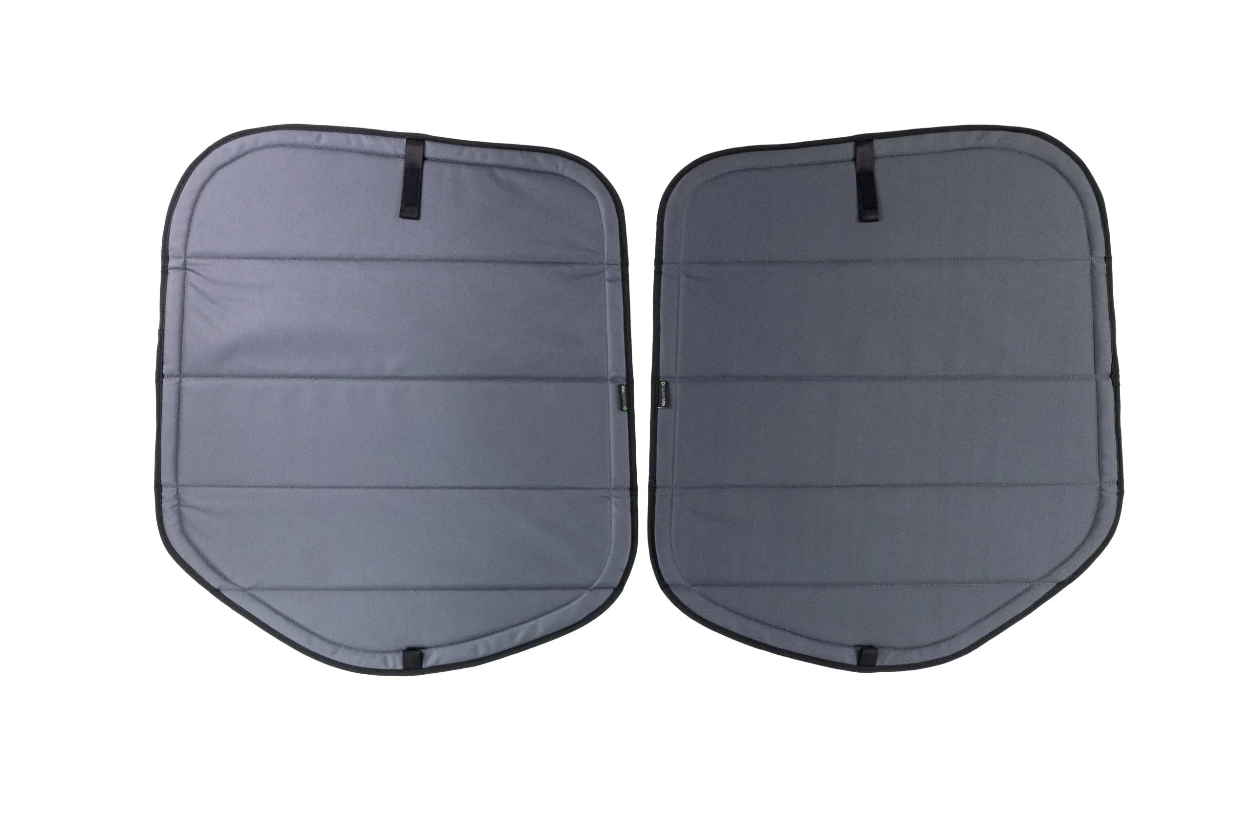 VanEssential Insulated Magnetic Blackout Rear Door Window Covers (Pair) Designed for Mercedes-Benz VS30 (Van Years 2019 to Current) - Charcoal Gray