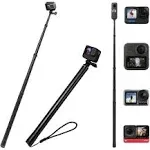 TELESIN Ultra Long Selfie Stick Compatible for GoPro Black 