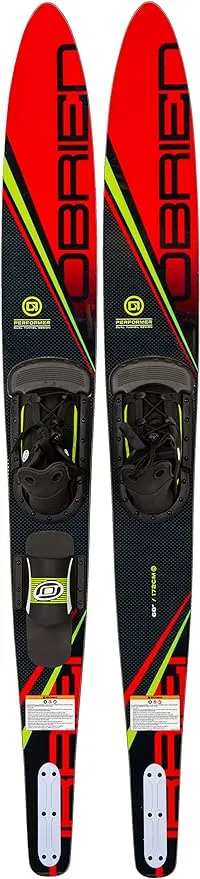 O'Brien Performer Combo Waterskis 68", Red