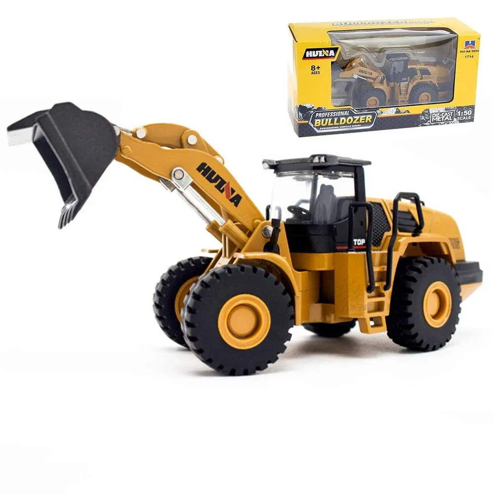 Ailejia 1/50 Scale Diecast Articulated Mechanical Loader Bulldozer Alloy Models ...