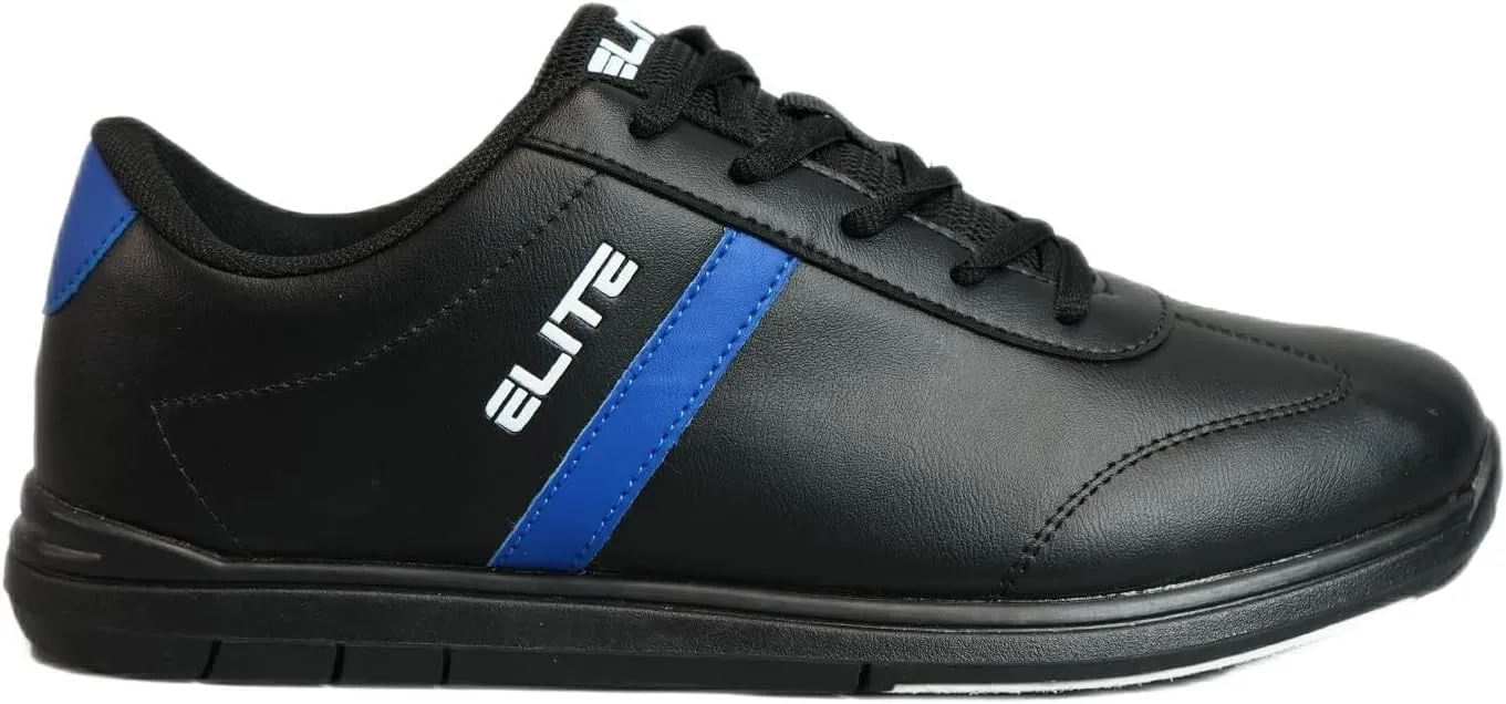 ELITE Men's Basic Bowling Shoes - Universal Sliding Soles, Lightweight, and Comfortable.