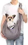 Pet Sling Carrier, Pet Sling Carrier Bag Safe,Fit 10~15lb Cats&Dogs, Comfortable, Adjustable, Perfect for Daily Walk, Outdoor Activity and Weekend A