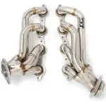 Exhaust Headers 1-5/8 in. 304 Stainless Steel Polished Finish for 2002-2013 Silverado Sierra Suburban Tahoe Yukon Escalade 4.8L 5.3L 6.0L 6.2L V8