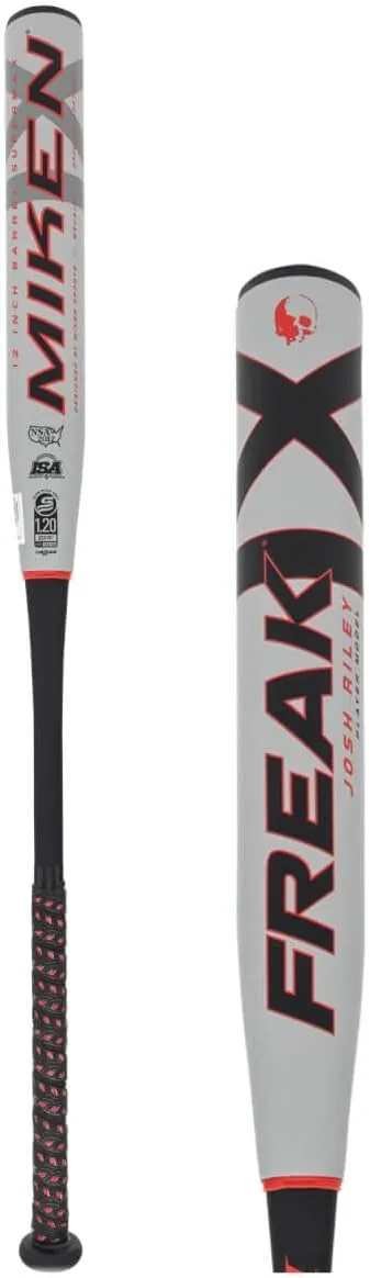 Miken | 2023 | FREAK 9 JR Slowpitch Softball Bat | USSSA | Supermax | 12" Barrel