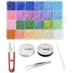 Locsanity LOC Sprinkles Complete Installation Kit Glass Beads - Locs, Sisterlocks, Dreadlocks, Microlocks, Dreads (Complete Kit)