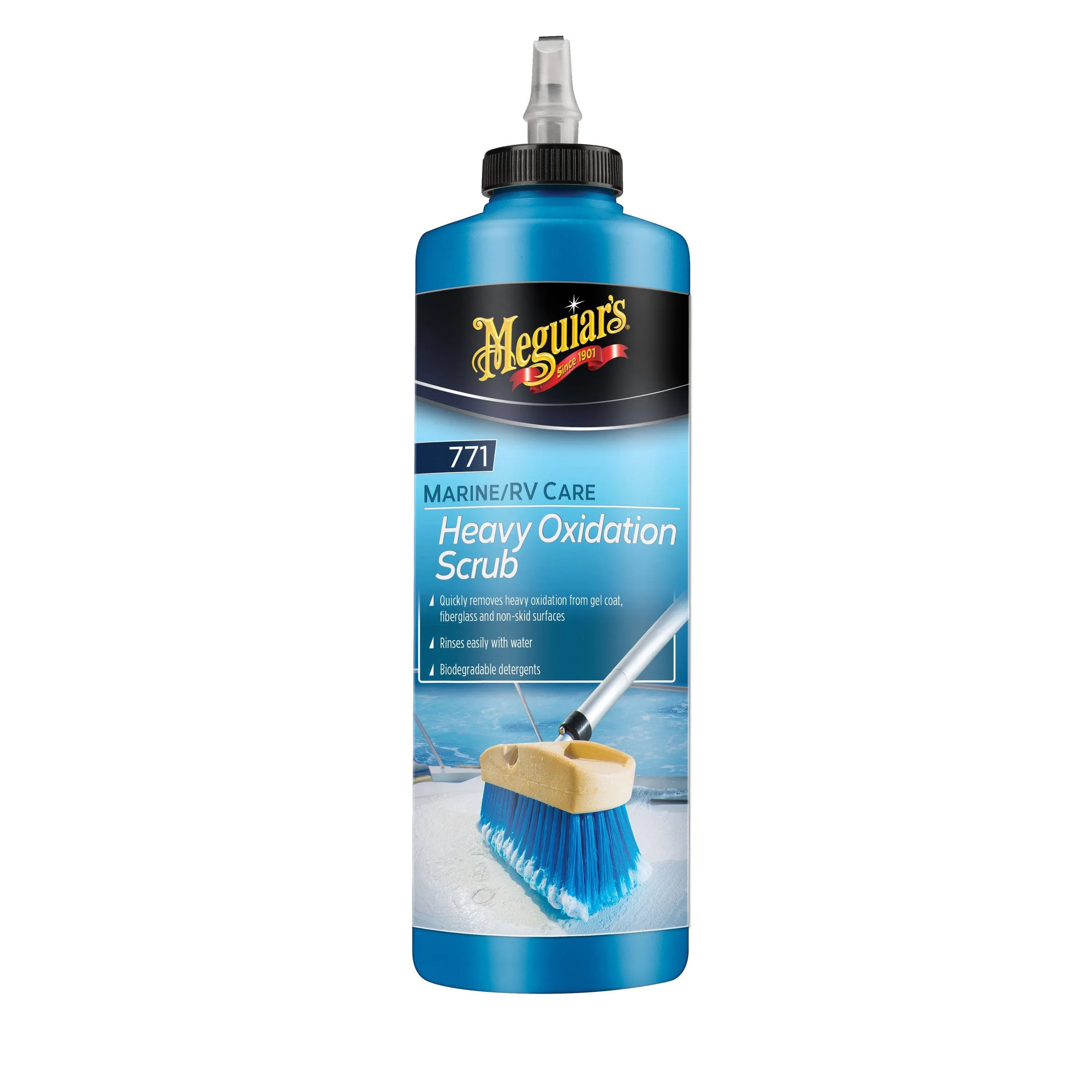 Meguiar&#039;s M77132 Heavy Oxidation Scrub 32 oz - Gel Coat Surface Restorer