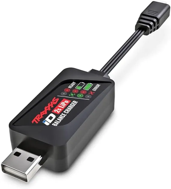 TRA9767  Traxxas USB 2 Cell Lipo Balance Charger