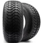 Arisun Cruze 205/50-10 DOT Golf Cart Tire Street Low Profile (4-Ply) - Set of Two