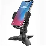 APPS2Car Cell Phone Stand for Desk Adjustable Desktop Phone Stand Thick Case Friendly Cellphone Holder Desk Heavy Duty Phone Cradle for Video Recording Office Home Compatible with 4.7-6.8” Smartphone