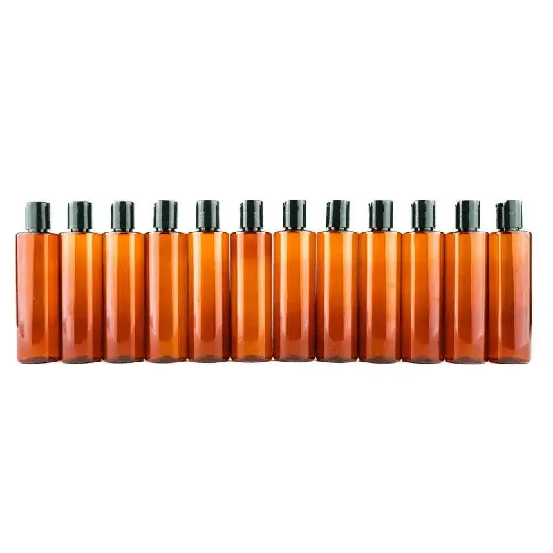 Plastic Amber Bottle-4 Oz