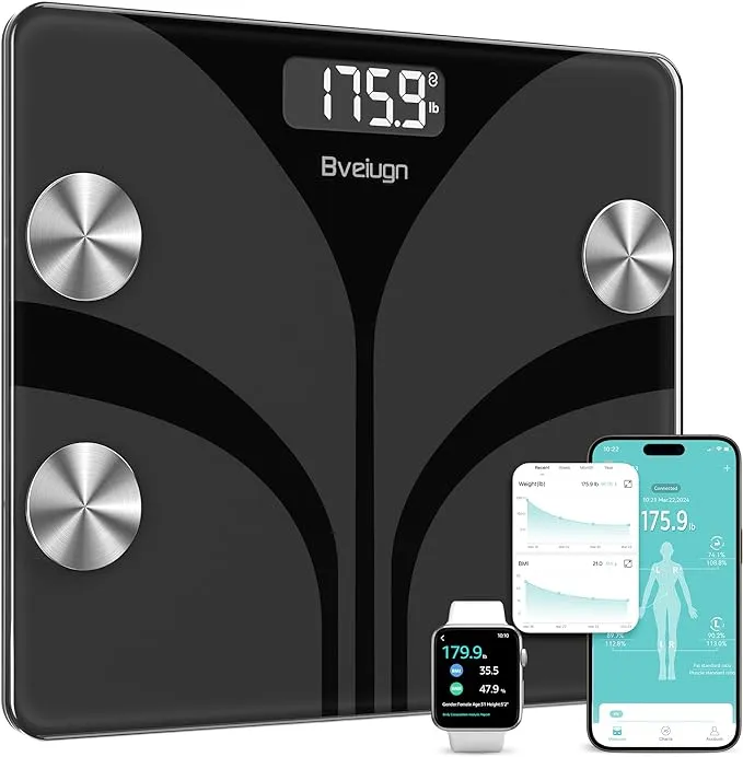 Posture Scale for Body Weight Digital Bathroom Smart Scale LCD Display