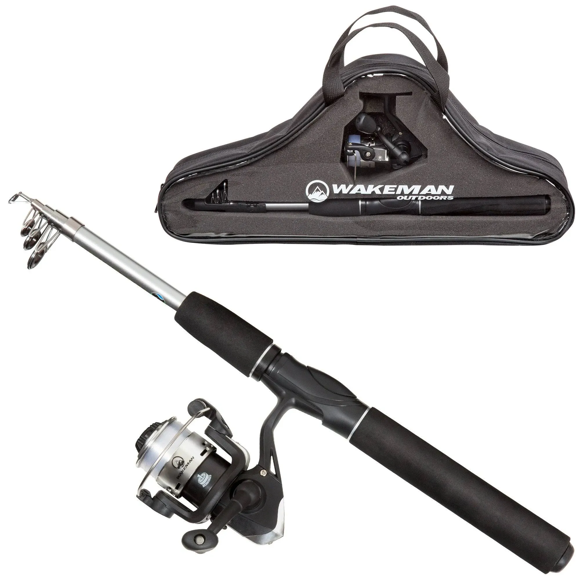 Wakeman Wakeman Telescopic Fishing Rod and Reel