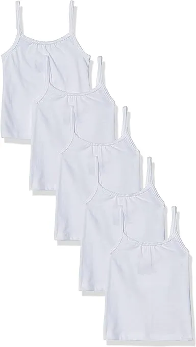 Hanes Girls' Camisole, 100% Cotton Tagless Cami, Toddler Sizing, Multiple Packs & Colors Available