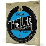 D'Addario Guitar Strings - Pro-Arte Classical Guitar Strings - EJ46C - Nylon Guitar Strings - Silver Plated Wrap, Composite Core, Clear Nylon Trebles - Hard Tension