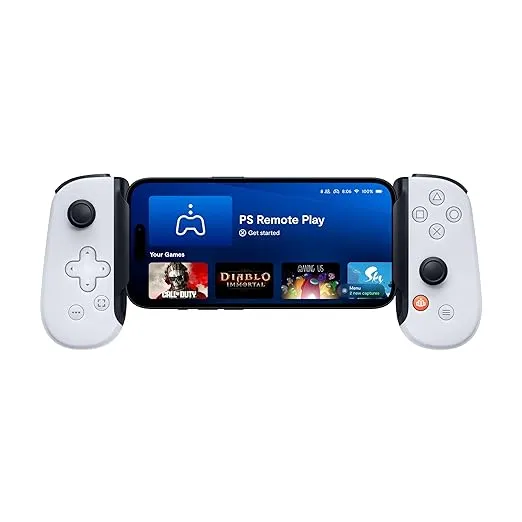 Backbone One PlayStation Edition (Lightning) Mobile Gaming Controller for iPhone - Gen 2 White