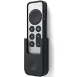 elago Remote Holder Mount Compatible with Apple TV 4K Siri Remote 3rd (2022) & 2nd Gen - Reusable Gel Pad or Screw Mounting Options, Wall Mount, Dura