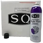 Sq Chlorinated Brake Parts Cleaners, Non-flammable, 12 Pack, 19 oz per Can