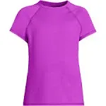 Lands' End Girls Graphic Mock Neck UPF 50 Sun Protection Rash Guard