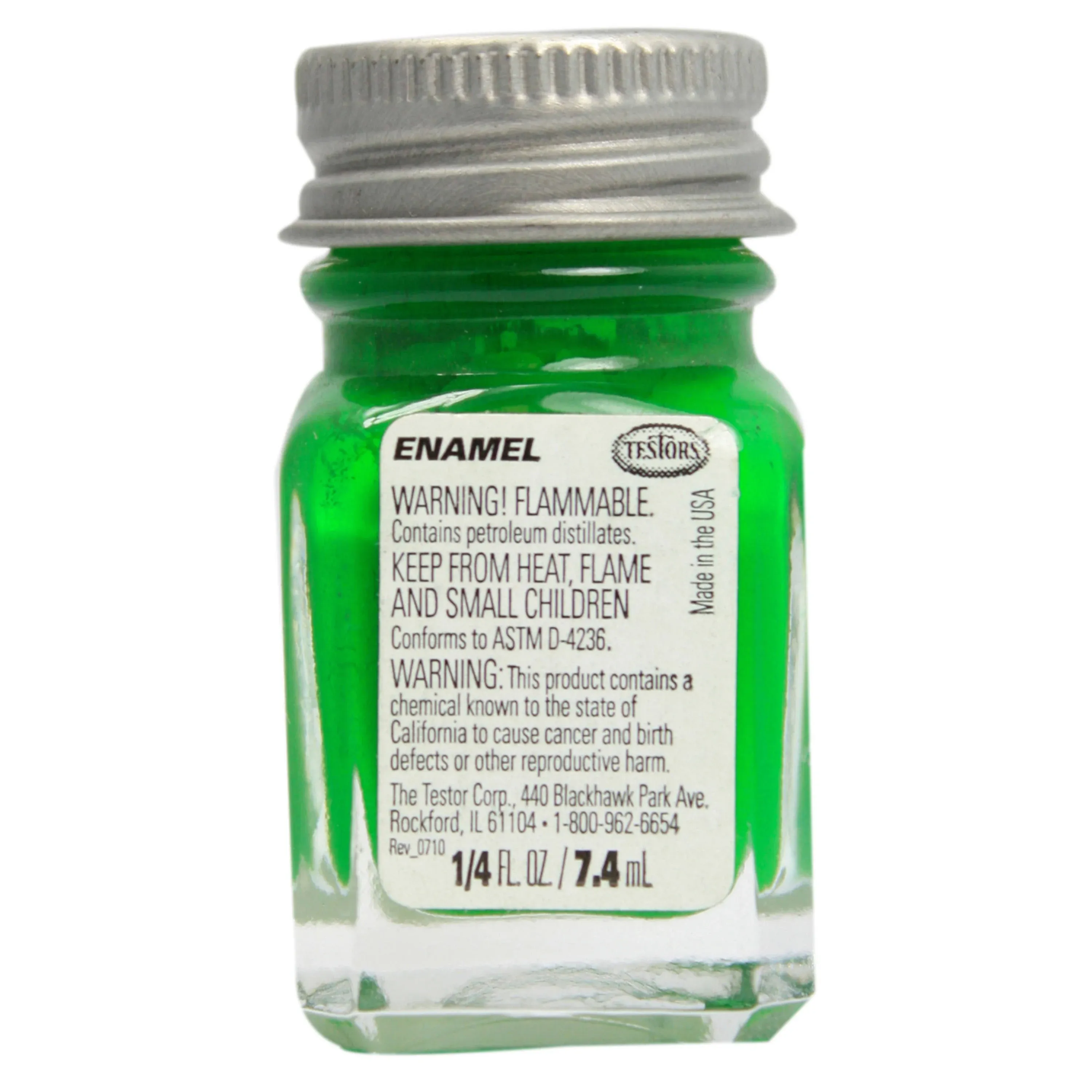 Sublime Green Enamel Paint Testors 1/4 Oz