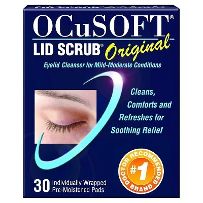 OCuSOFT Lid Scrub Original Pre-Moistened Pads, 30 Count