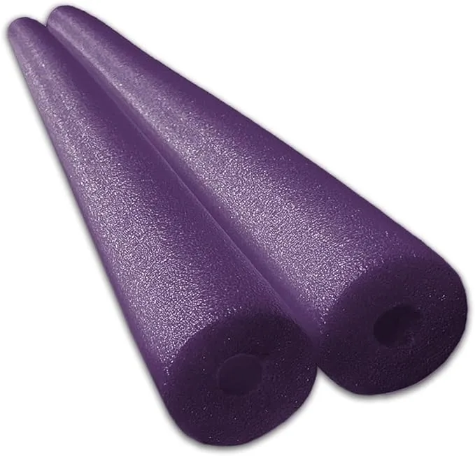 2 Pack Oodles Jumbo 55 Inch x 3.5 Inch Jumbo Swimming Pool Noodle Foam Multi-Purpose Purple