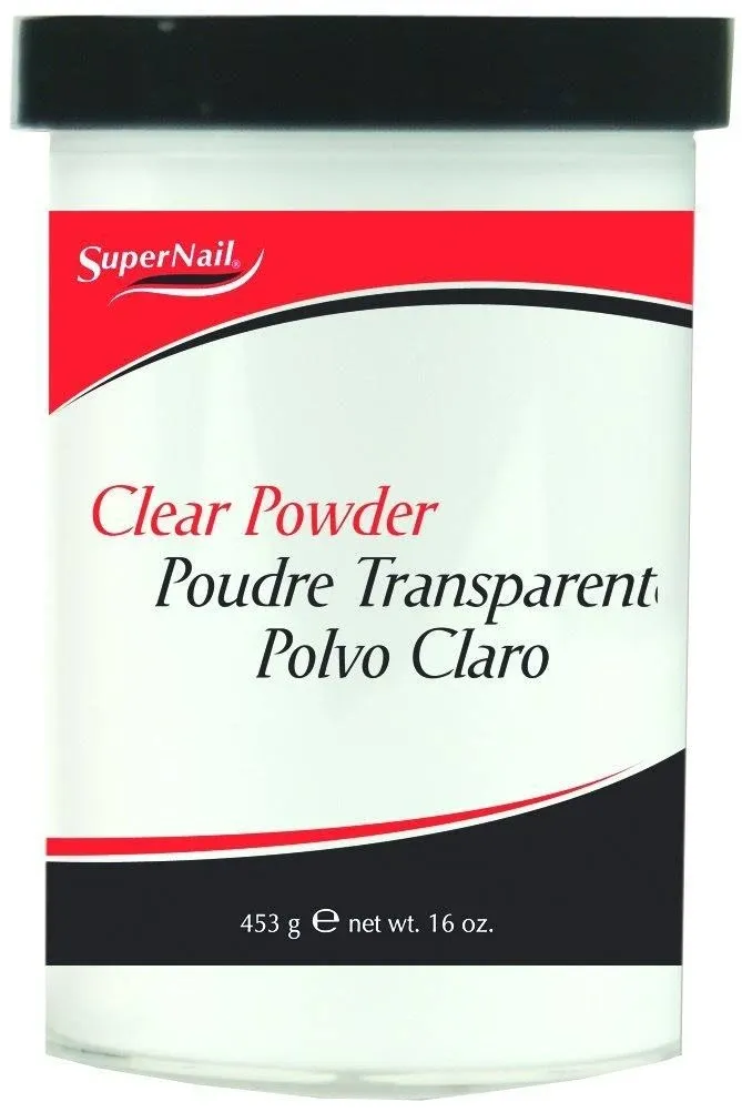 Supernail French Acrylic Clear Powder 453 G / 16 Oz