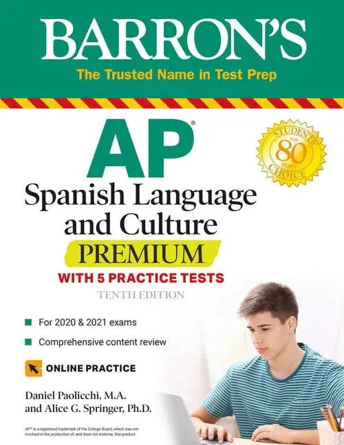 AP Spanish Language and Culture Premium: With 5 Practice Tests [Book]