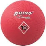 Champion Sports 10" Playground Ball, Red