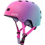 OutdoorMaster Skateboard Cycling Helmet - Two Removable Liners Ventilation Multi-Sport Scooter Roller Skate Inline Skating Rollerblading for Kids, Youth & Adults