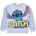 Lilo & Stitch Girls Sweatshirt, Large Screen Print - Sizes 4-16