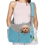 Pet Puppy Dog Mesh Sling Carry Pack Backpack Carrier Travel Tote Shoulder Bag