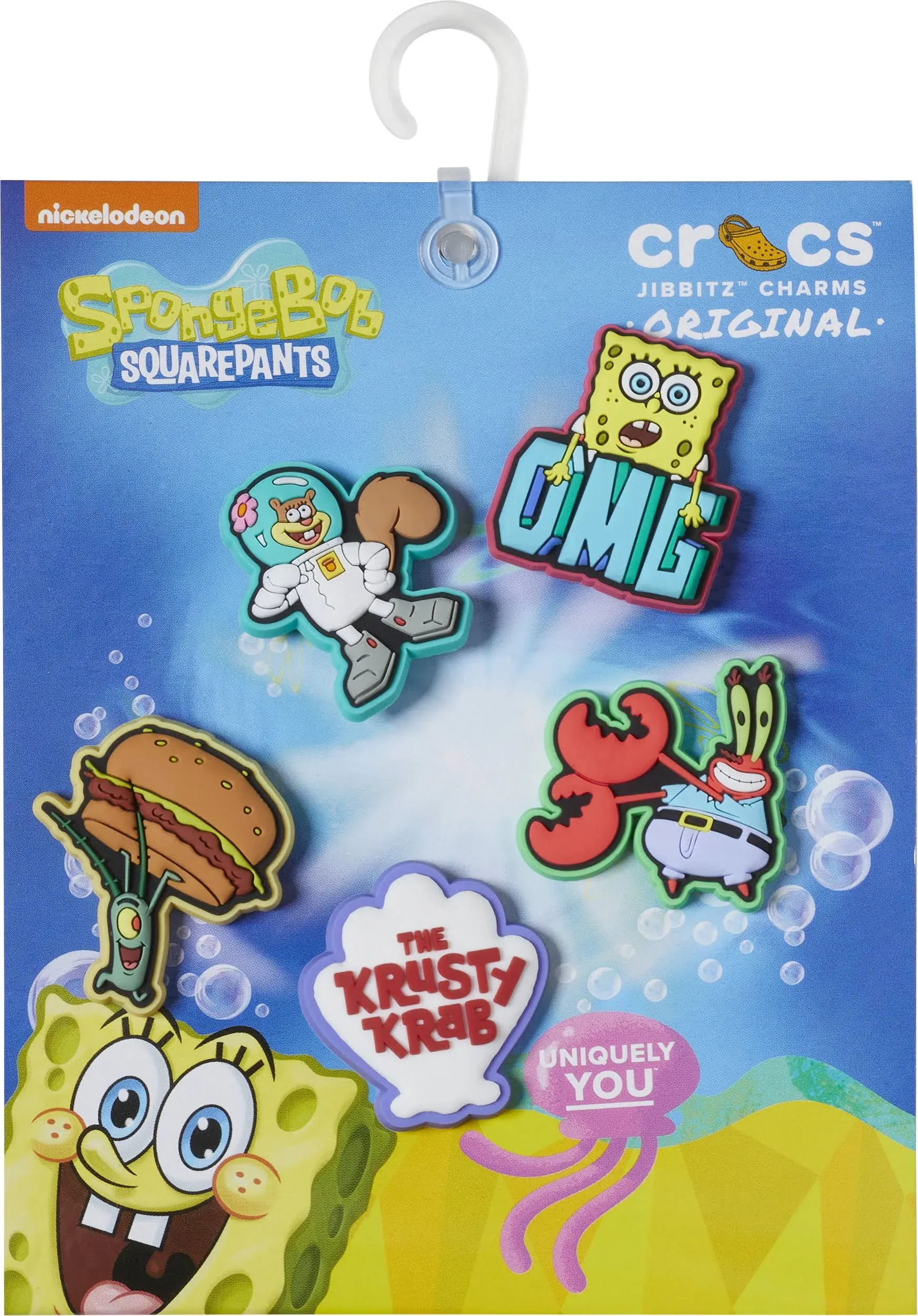 Crocs Spongebob Jibbitz 5 Pack