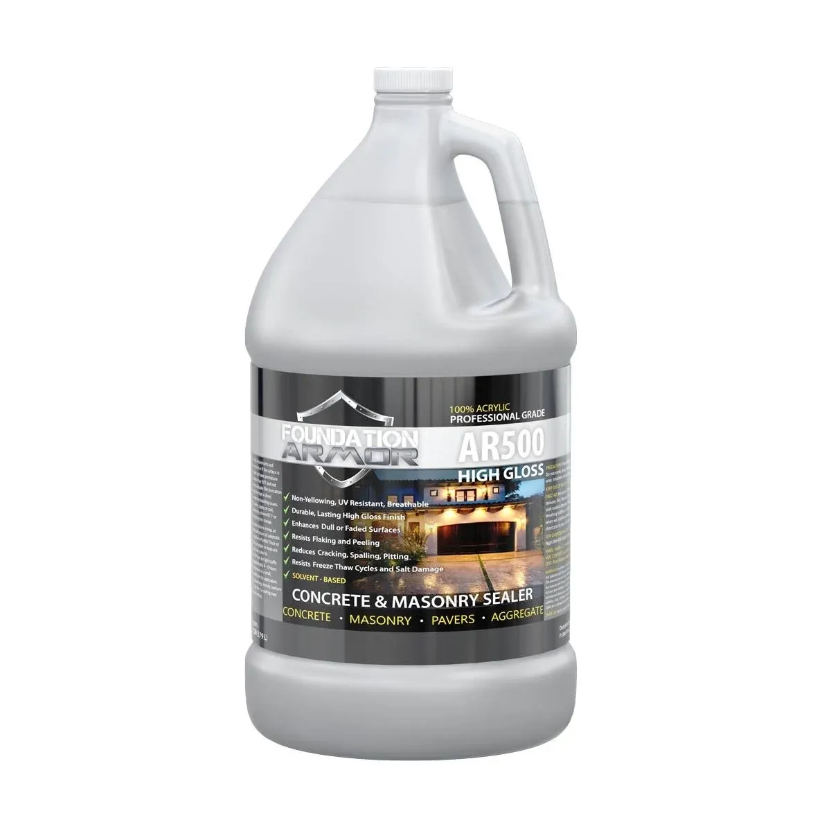 1 gal. Solvent Based Acrylic High Gloss Concrete Sealer and Paver Sealer