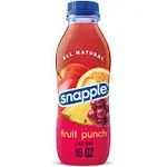 Snapple All Natural Fruit Punch Juice Drink (16 fl oz)