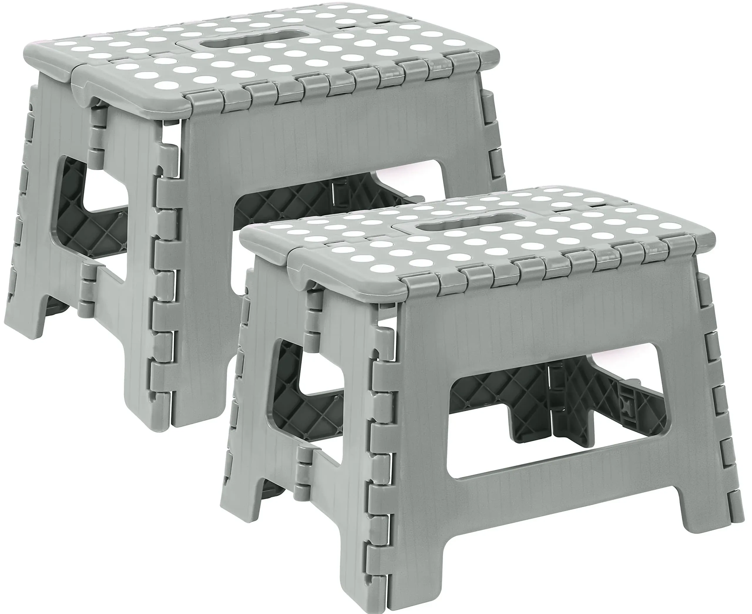 Utopia Home Folding Step Stool - (Pack of 2) Foot Stool with 9 inch Height ...