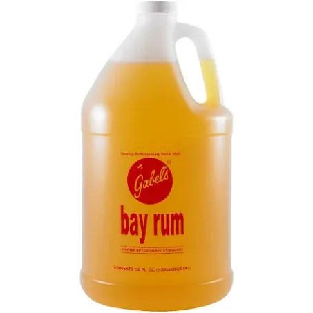 GABELS Bay Rum After Shave Lotion Made with Original Bay Rum Oils 1 Gallon