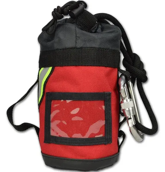 Lightning X Fire Rescue Personal Escape Rope Bag Bail Out Kit w/ 40' x 8mm Rope & Carabiner NFPA