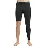 Men's Basketball Single Leg Tight Sports Pants 1/2 One Leg Compression Pants Athletic Base Layer Underwear (Medium,Black-2)