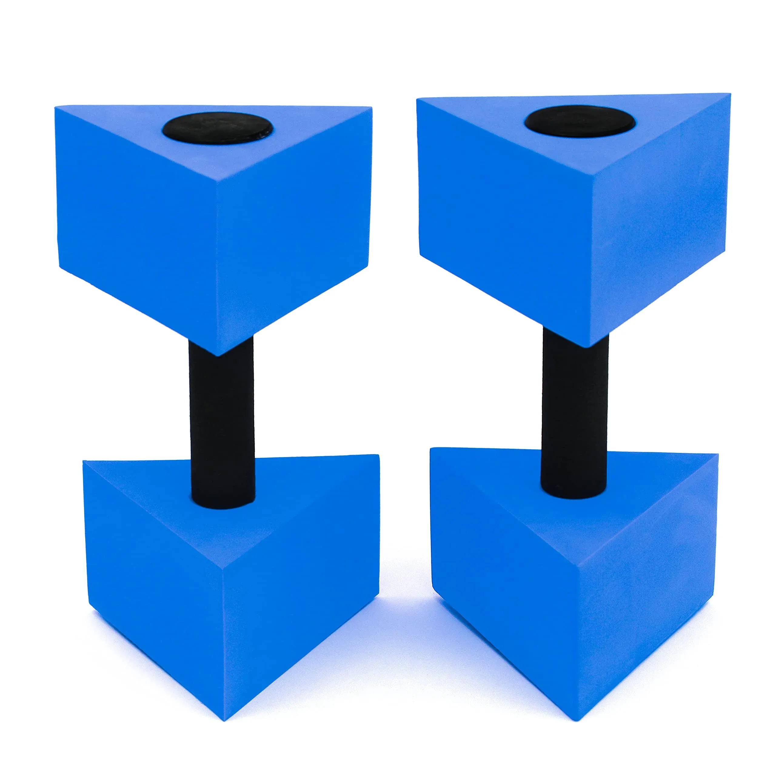 Trademark Innovations 12" Triangular Aquatic Exercise Dumbells - Set of 2 - for Water Aerobics