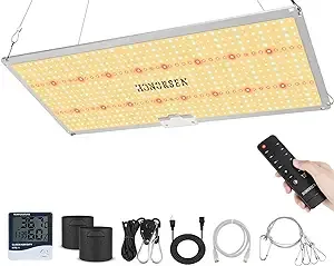 HONORSEN 2000W LED Grow Light Full Spectrum 3x4ft Coverage Remote Control 