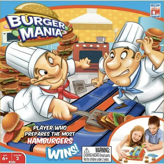 Fotorama Burger Mania Sizzling Build-a-Burger Game