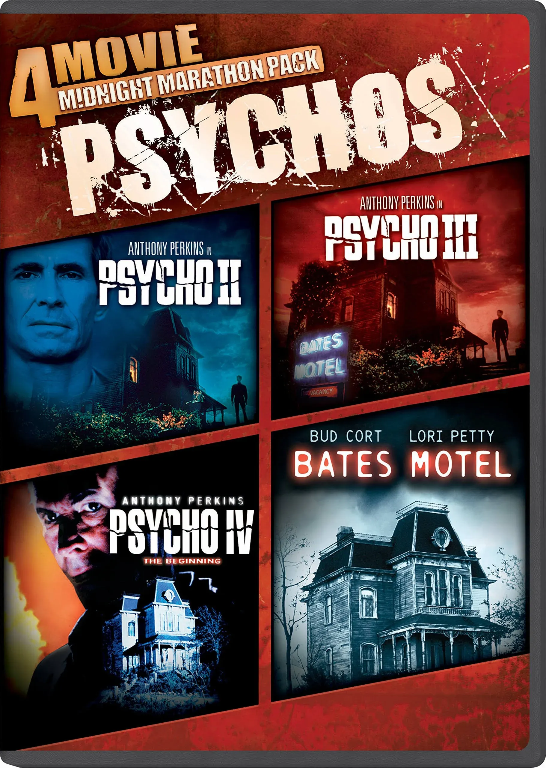 4 Movie Midnight Marathon Pack Psychos, DVD