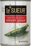 Le Sueur Very Young Small Sweet Peas, 15 Ounce (Pack of 24)